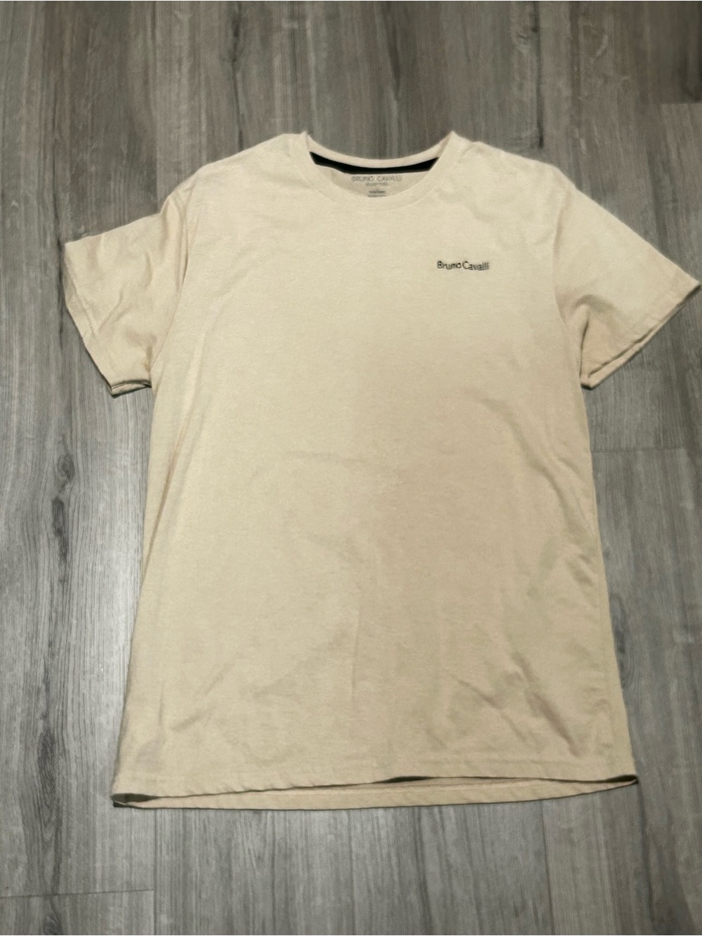 ❥𝖡𝖱𝖴𝖭𝖮 𝖢𝖠𝖵𝖠𝖫𝖫𝖨: Men’s Short Sleeve Crew T-Shirt - Cream